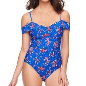 Vera Bradley Floral Print One Piece Swimsuit Size XL 16/18